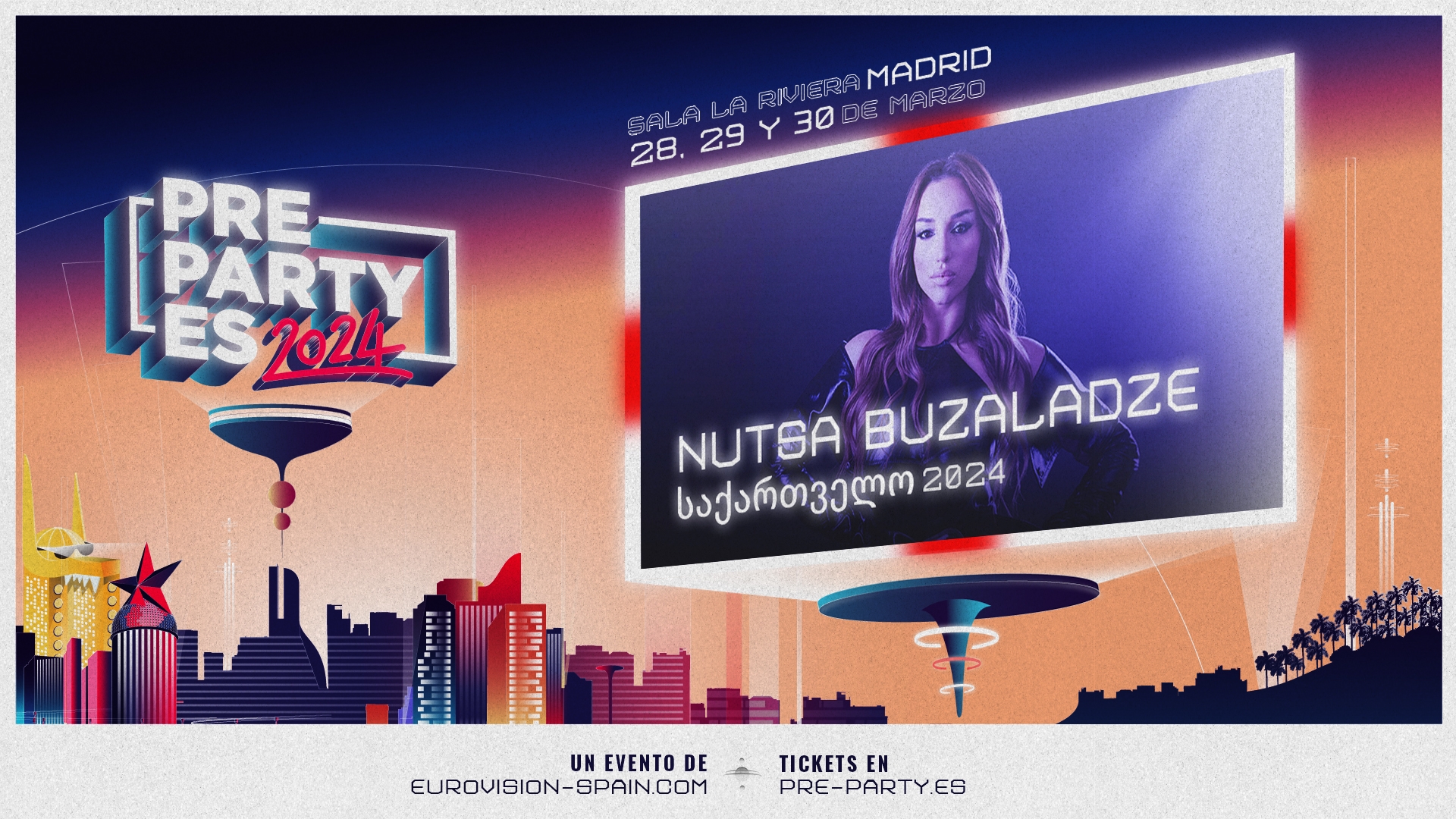 La Nutsa Buzaladze cantará y nos hará bailar en la PrePartyES