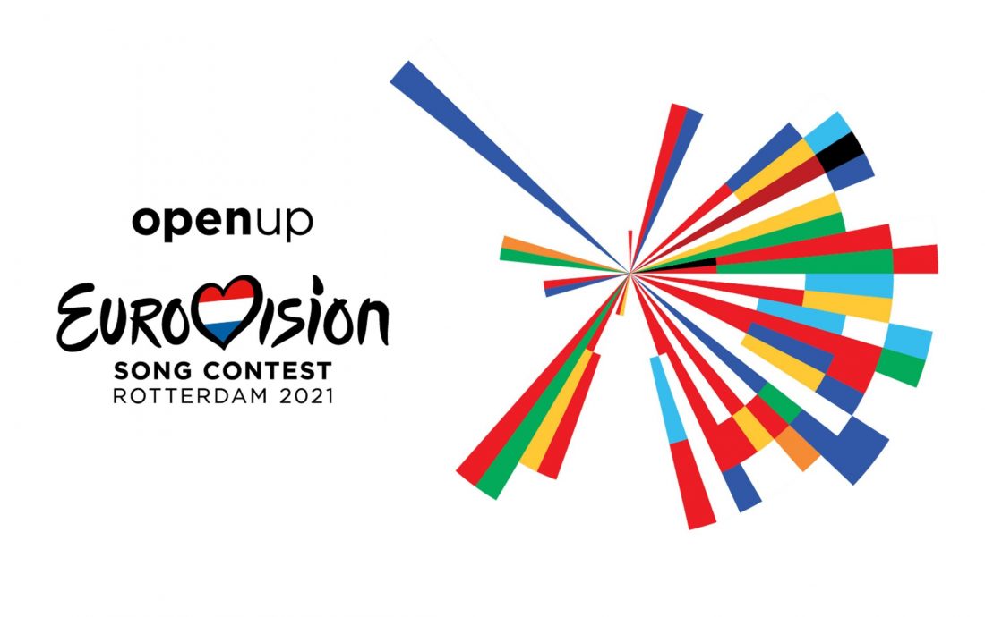 eurovision 2021 logo roterdam rotterdam open up