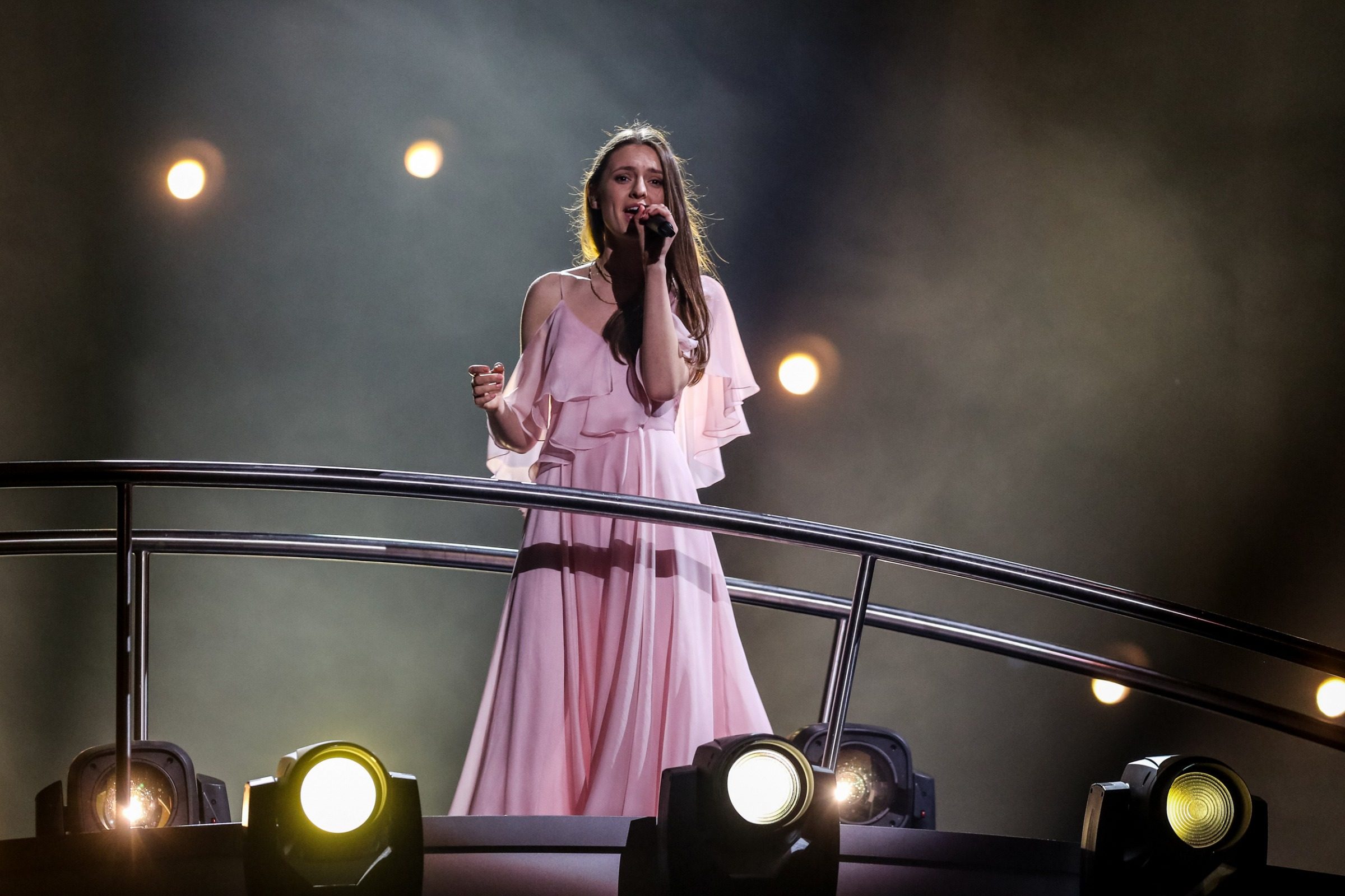 2018-05-07, Pirmadienio rytą Ieva Zasimauskaitė turėjo pirmąją generalinę repeticiją „Eurovizijos“ scenoje. 2018 m. Gegužės 07 d.