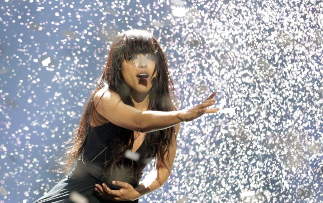 Loreen representing Sweden performs after winning the Grand Final of the Eurovision Song Contest 2012 in Baku, Azerbaijan, 26 May 2012. There are 26 finalists from as many countries competing in the the 57th Eurovision Song Contest. Photo: Joerg Carstensen +++(c) dpa - Bildfunk+++