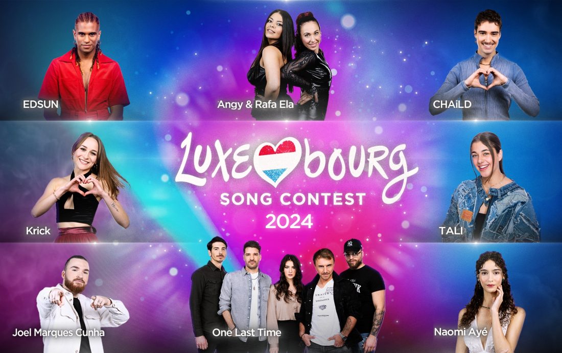 All Singers Post - 1920X1080 LUXEMBOURG SONG CONTEST