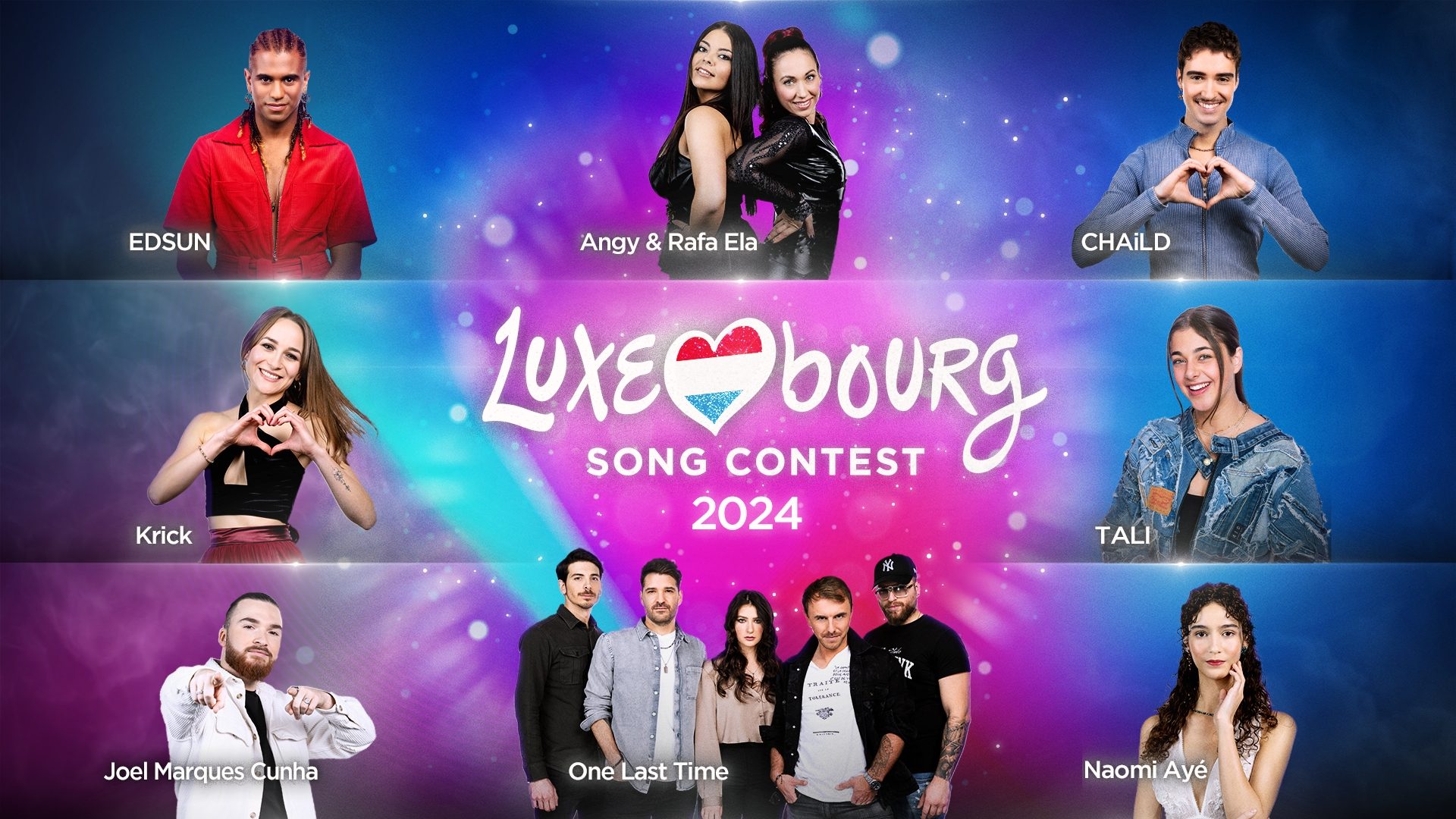 All Singers Post - 1920X1080 LUXEMBOURG SONG CONTEST