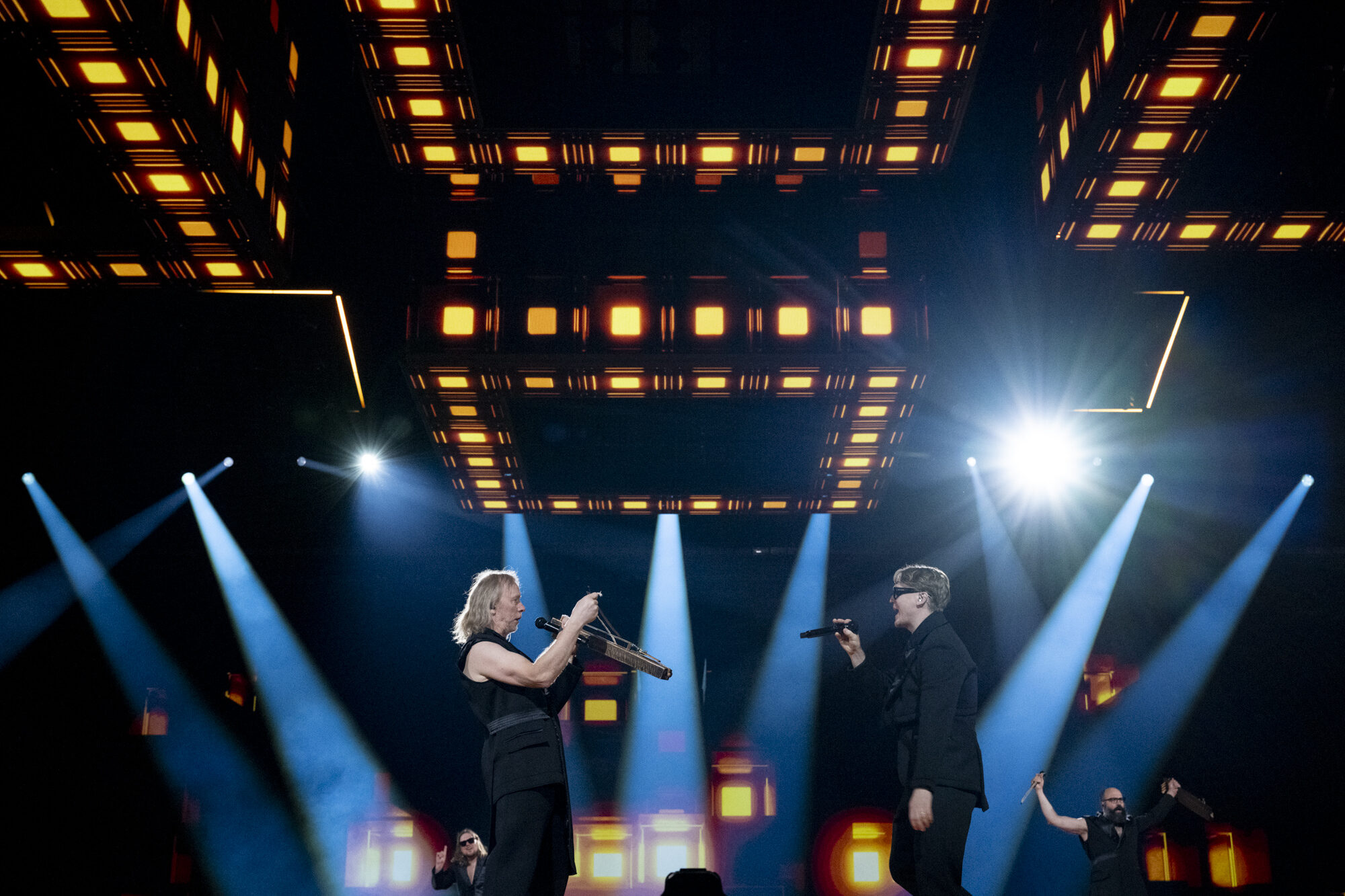 5MIINUST x Puuluup rehearsing (nendest) narkootikumidest ei tea me (küll) midagi for Estonia at the First Rehearsal of the Second Semi-Final at Malmö Arena