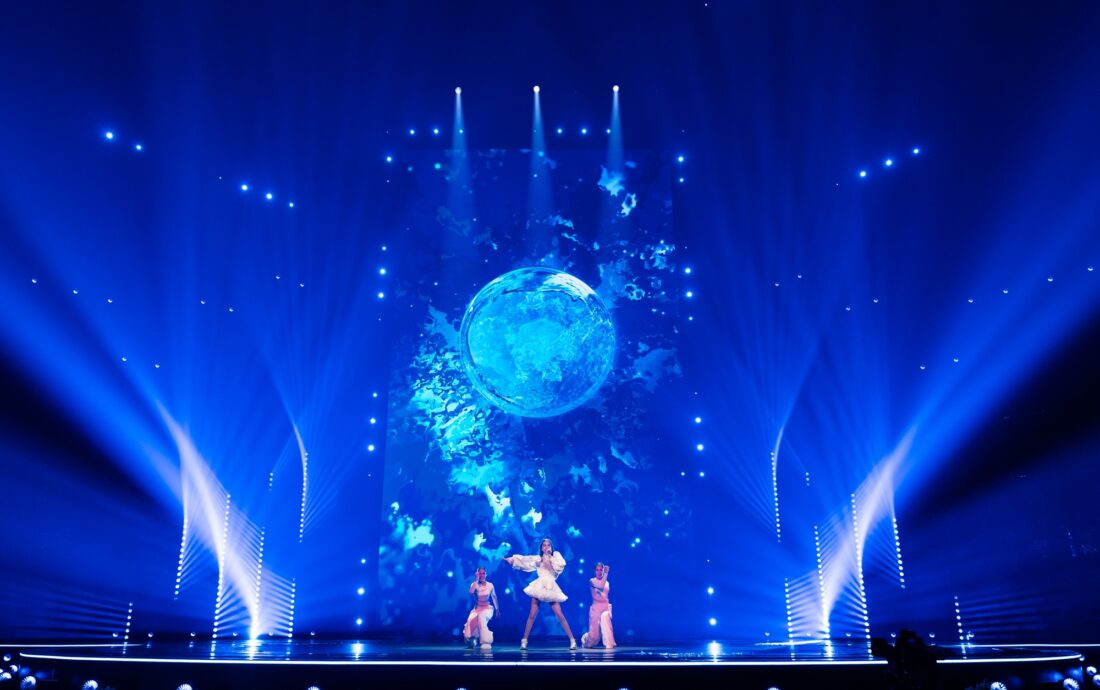 🇨🇾 Cyprus: / Maria Pissarides performing Crystal Waters at Junior Eurovision 2024, at the First Rehearsal in Caja Mágica, Madrid.