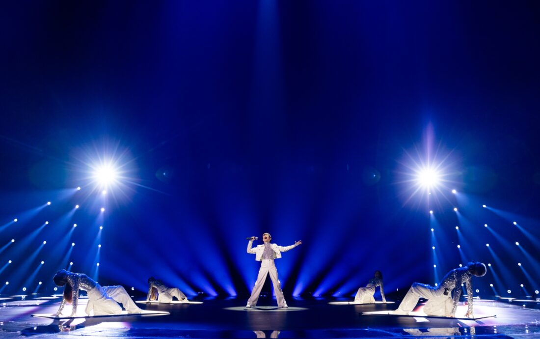 🇺🇦 Ukraine / Artem Kotenko performing HEAR ME NOW at Junior Eurovision 2024, at the First Rehearsal in Caja Mágica, Madrid.