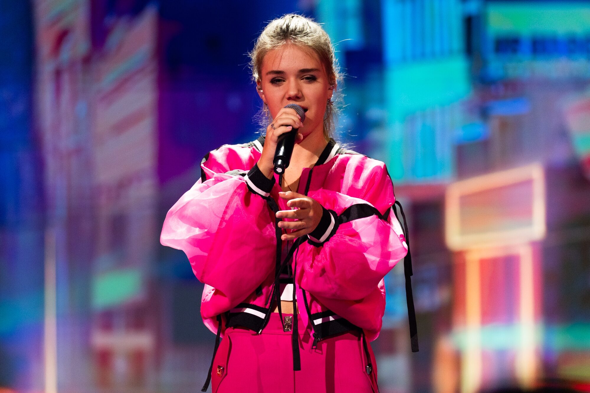 🇦🇲 Armenia / Leo performing Cosmic Friend at Junior Eurovision 2024, at the First Rehearsal in Caja Mágica, Madrid.