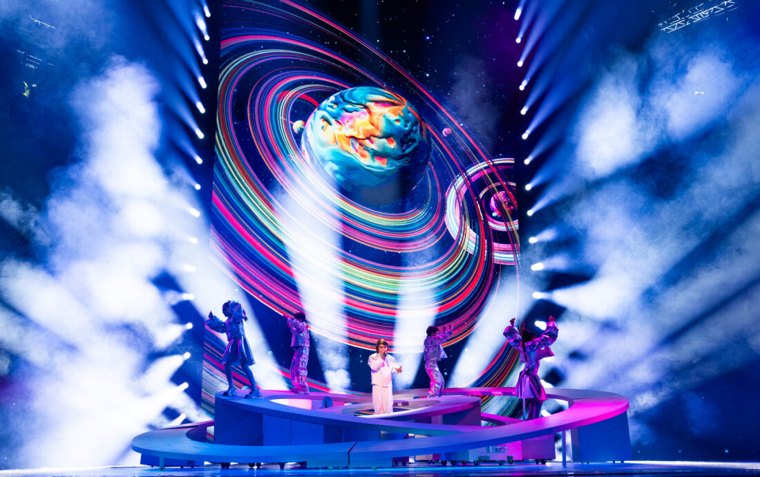 🇦🇲 Armenia / Leo performing Cosmic Friend at Junior Eurovision 2024, at the First Rehearsal in Caja Mágica, Madrid.