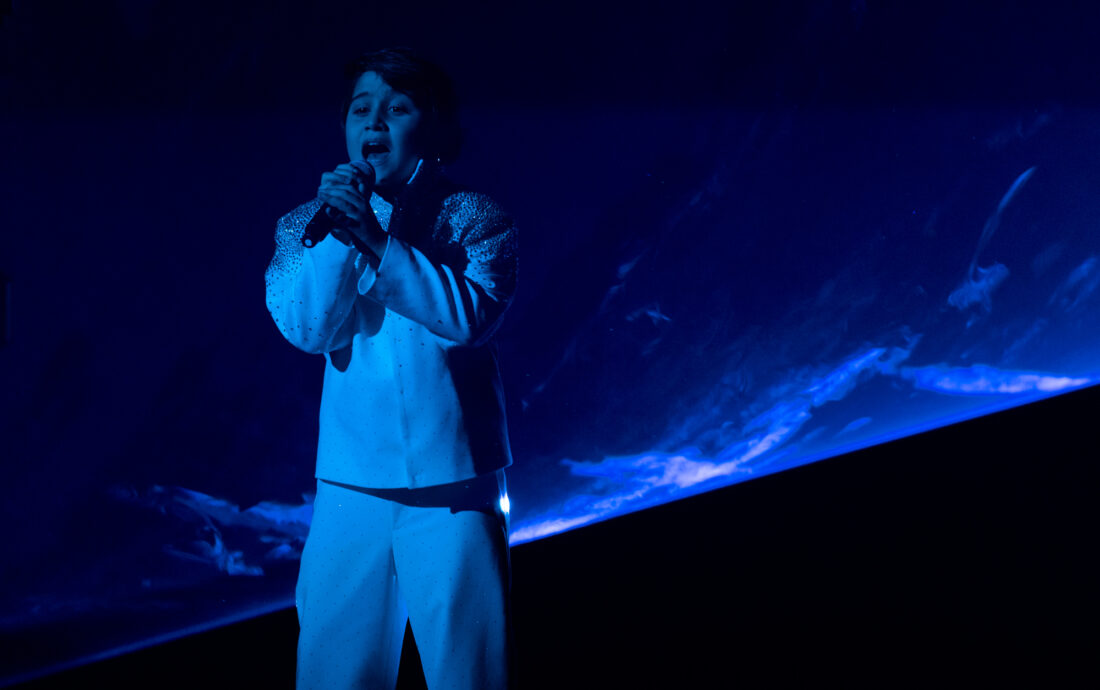 🇦🇲 Armenia / Leo performing Cosmic Friend at Junior Eurovision 2024, at the First Rehearsal in Caja Mágica, Madrid.