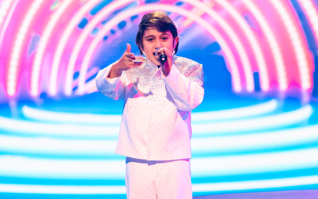 🇦🇲 Armenia / Leo performing Cosmic Friend at Junior Eurovision 2024, at the First Rehearsal in Caja Mágica, Madrid.