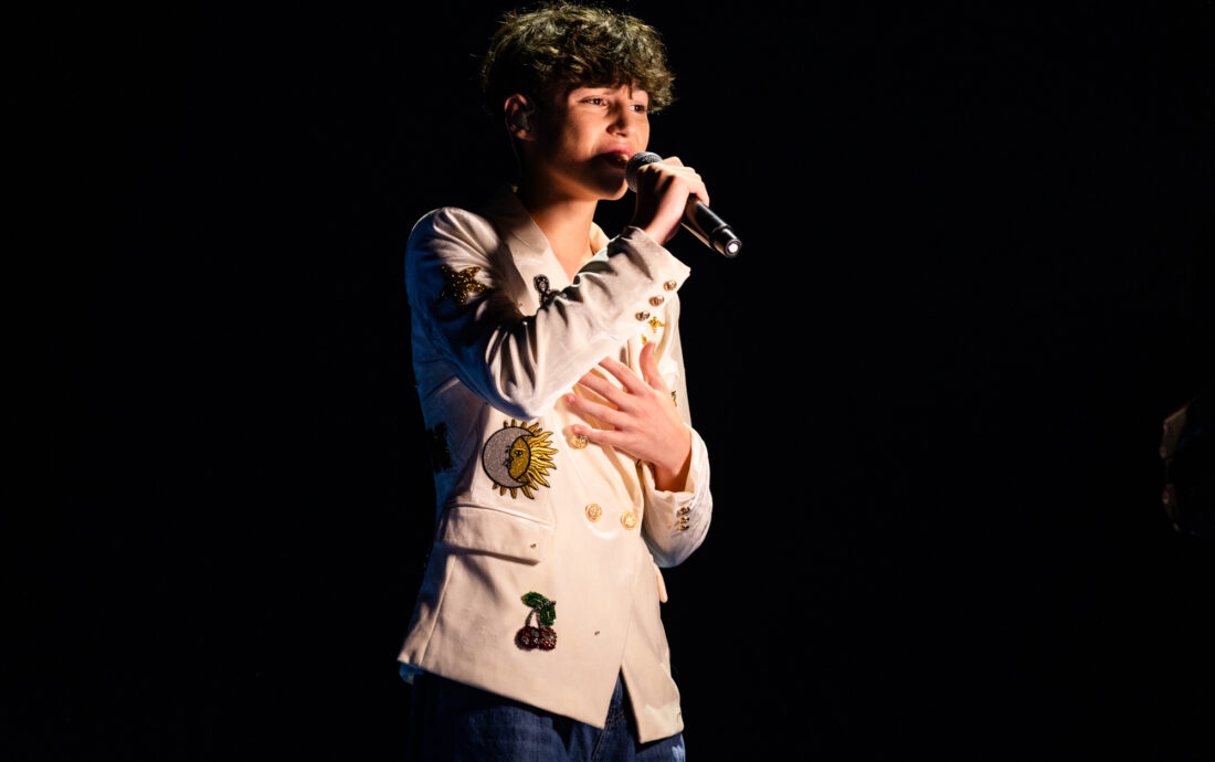 🇫🇷 France / Titouan performing Comme ci comme ça at Junior Eurovision 2024, at the First Rehearsal in Caja Mágica, Madrid.