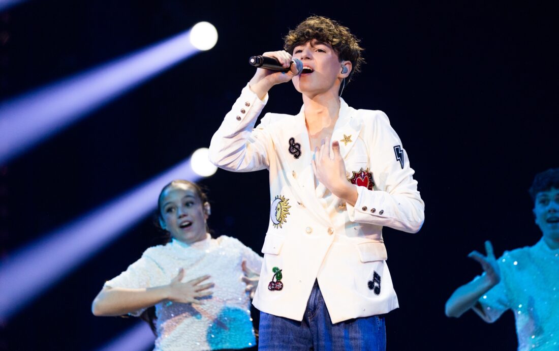 🇫🇷 France / Titouan performing Comme ci comme ça at Junior Eurovision 2024, at the First Rehearsal in Caja Mágica, Madrid.