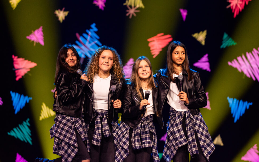 🇸🇲 San Marino / Idols SM performing Come Noi at Junior Eurovision 2024, at the First Rehearsal in Caja Mágica, Madrid.