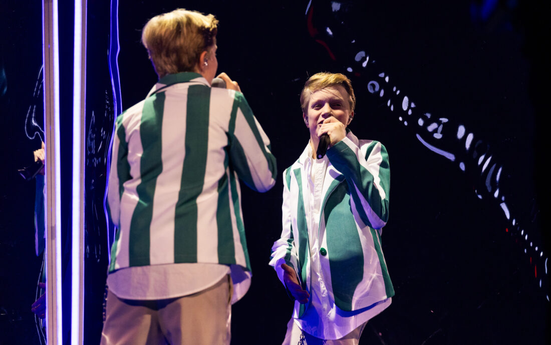🇳🇱 Netherlands / Stay Tuned performing Music at Junior Eurovision 2024, at the First Rehearsal in Caja Mágica, Madrid.