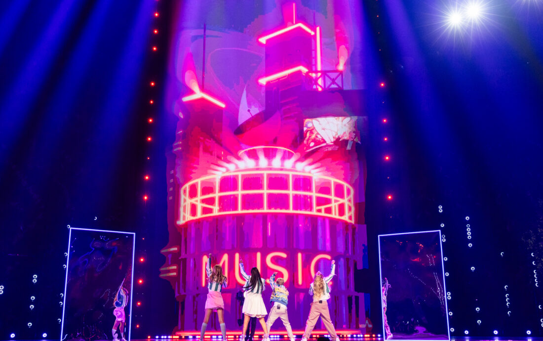 🇳🇱 Netherlands / Stay Tuned performing Music at Junior Eurovision 2024, at the First Rehearsal in Caja Mágica, Madrid.