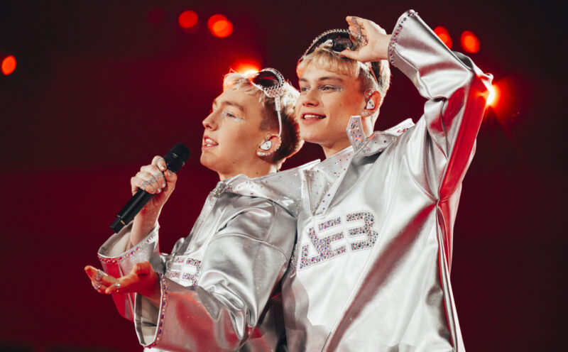 VÆB rehearsing RÓA for Iceland at St. Jakobshalle