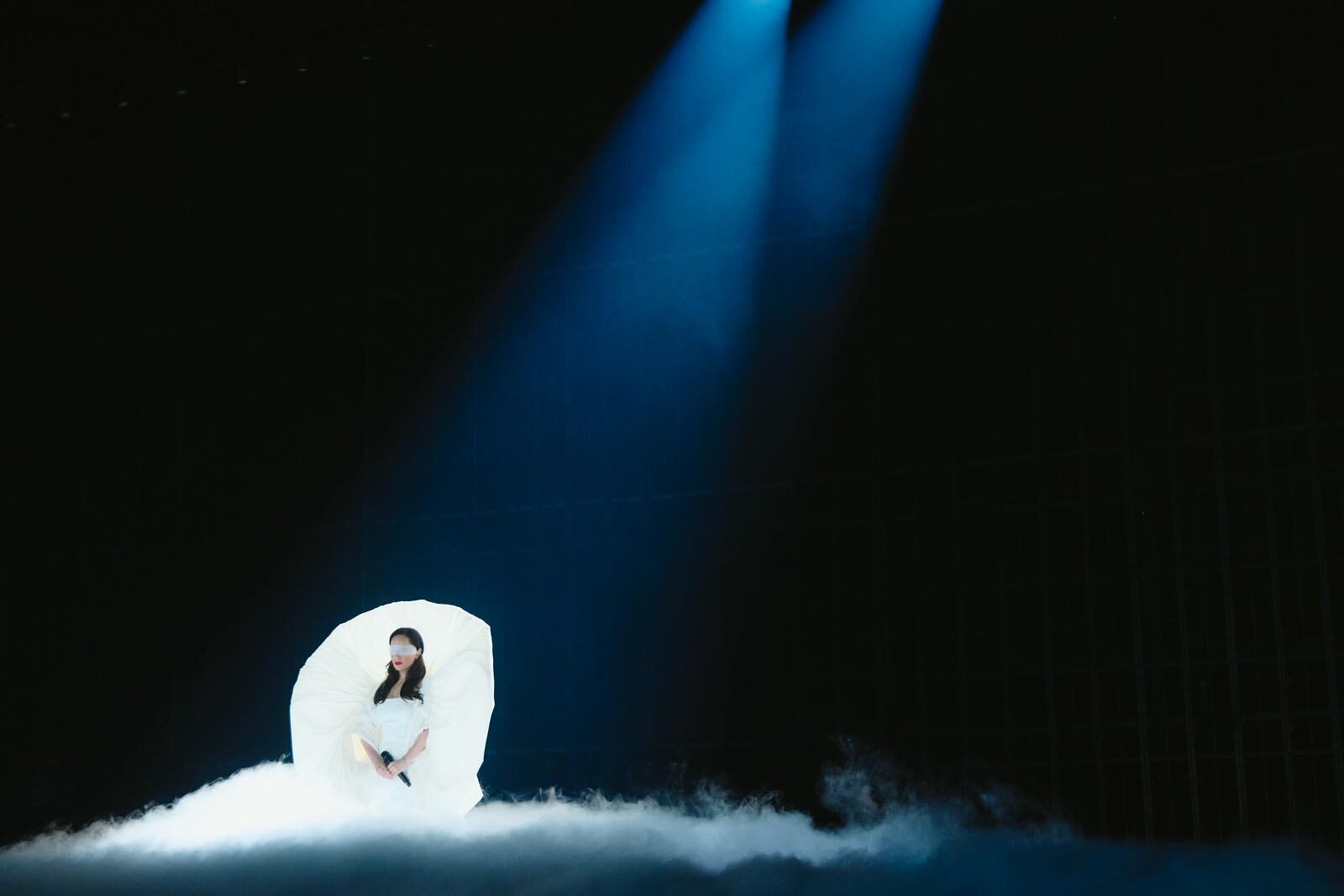 Nina Žižić rehearsing Dobrodošli for Montenegro at St. Jakobshalle