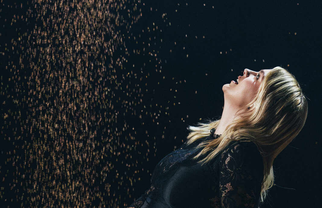 Louane rehearsing maman for France at St. Jakobshalle