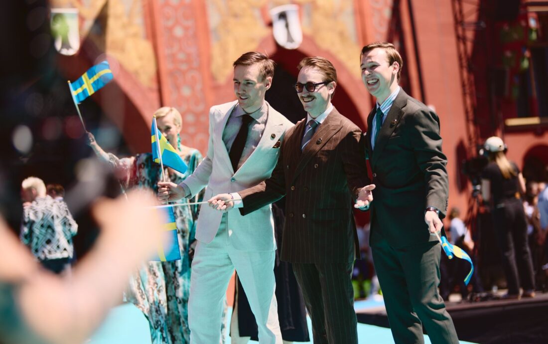 The artists of the 69th Eurovision Song Contest step out on the Turquoise Carpet in Basel