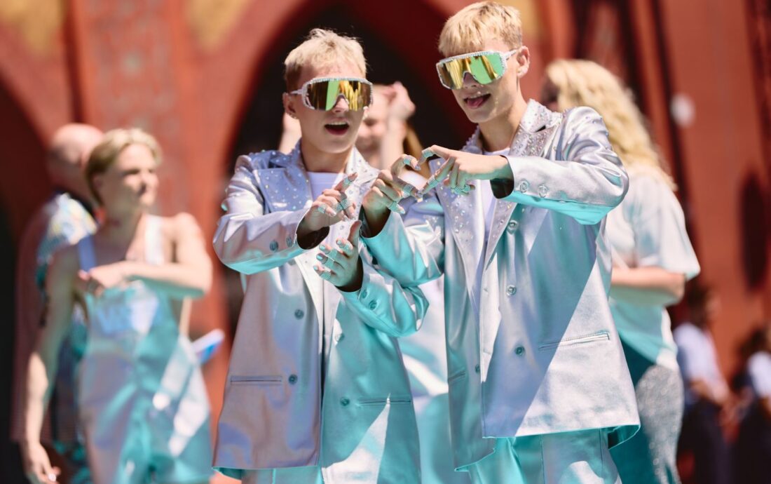 The artists of the 69th Eurovision Song Contest step out on the Turquoise Carpet in Basel