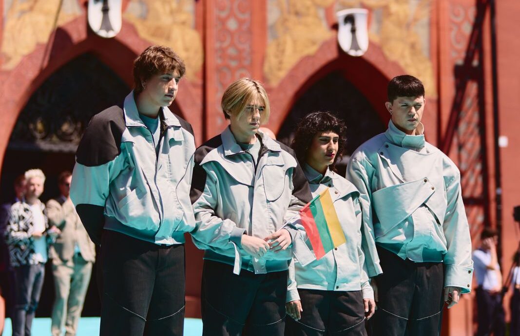 The artists of the 69th Eurovision Song Contest step out on the Turquoise Carpet in Basel