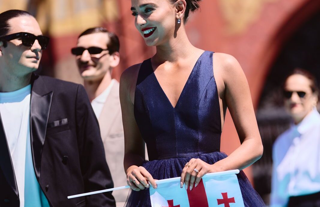 The artists of the 69th Eurovision Song Contest step out on the Turquoise Carpet in Basel