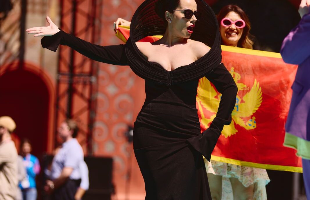 The artists of the 69th Eurovision Song Contest step out on the Turquoise Carpet in Basel