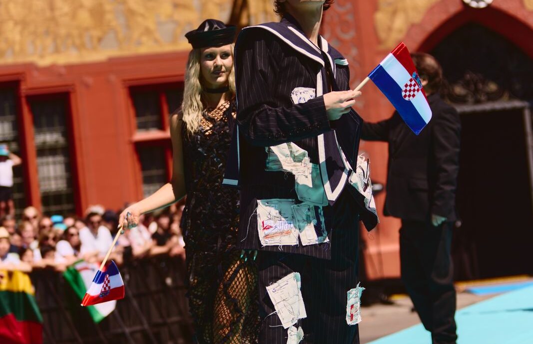 The artists of the 69th Eurovision Song Contest step out on the Turquoise Carpet in Basel