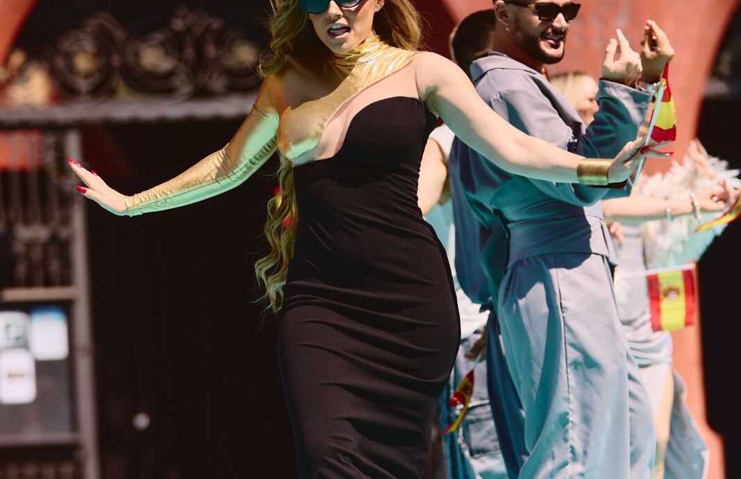The artists of the 69th Eurovision Song Contest step out on the Turquoise Carpet in Basel