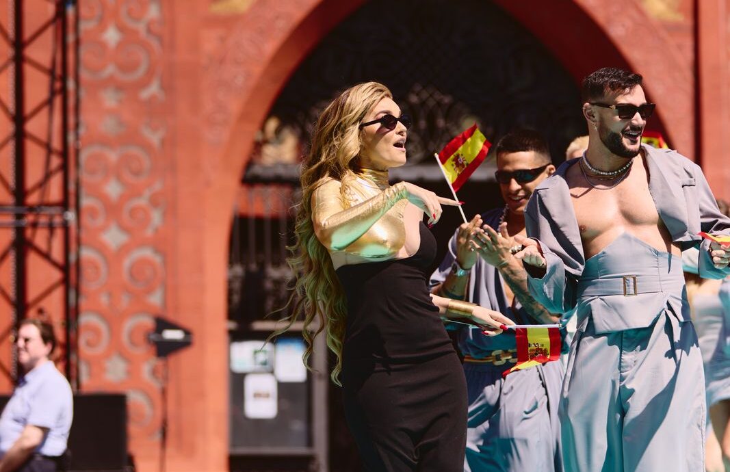 The artists of the 69th Eurovision Song Contest step out on the Turquoise Carpet in Basel