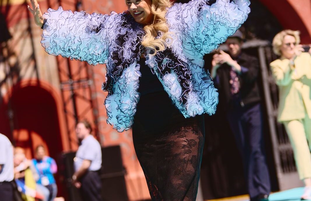 The artists of the 69th Eurovision Song Contest step out on the Turquoise Carpet in Basel