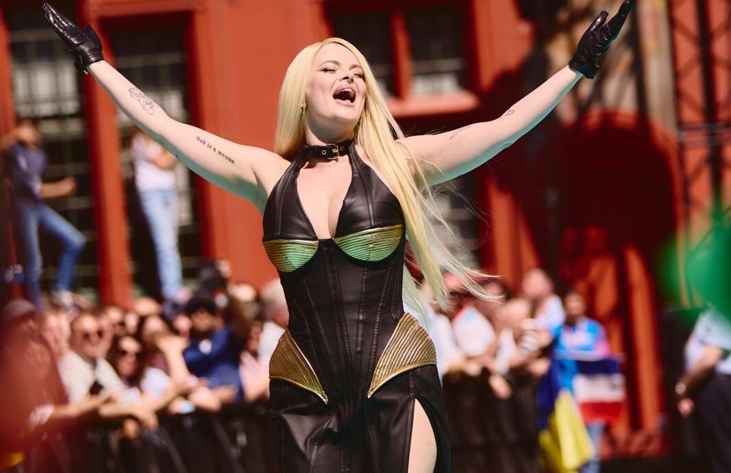 The artists of the 69th Eurovision Song Contest step out on the Turquoise Carpet in Basel