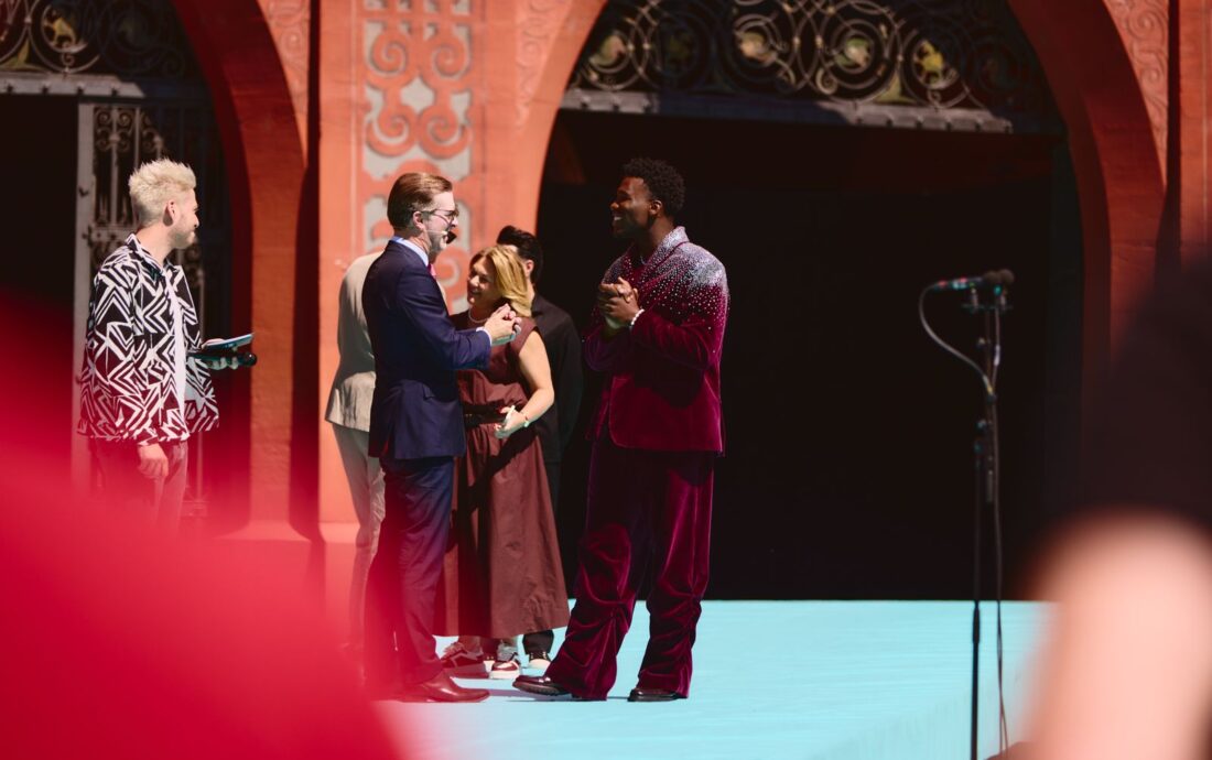 The artists of the 69th Eurovision Song Contest step out on the Turquoise Carpet in Basel