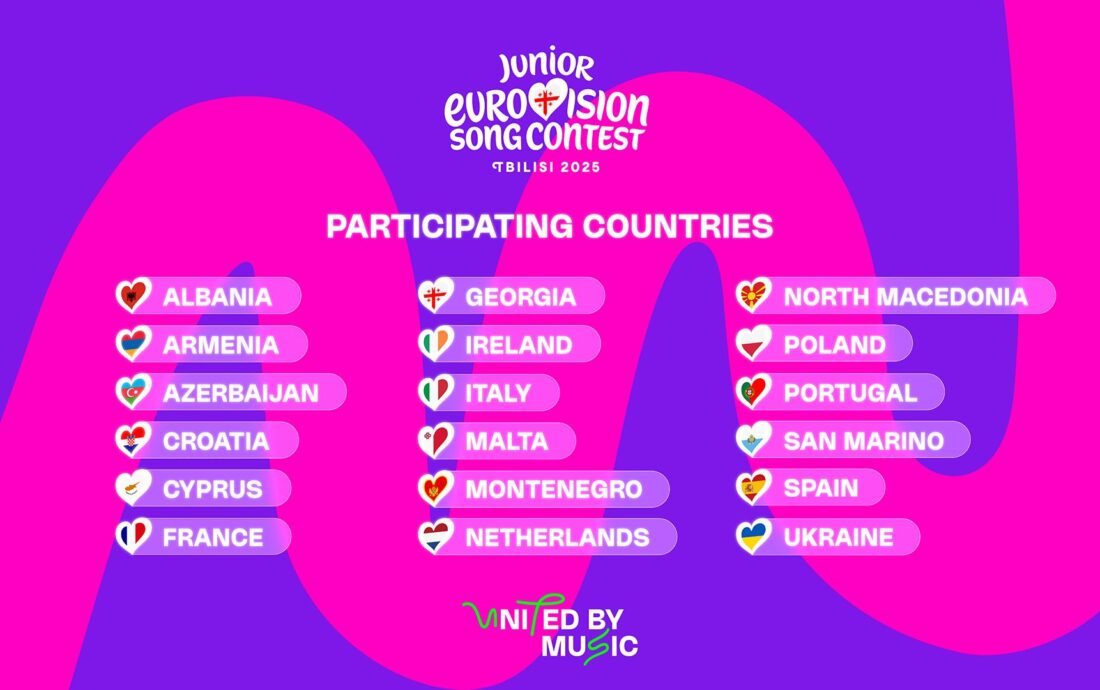 eurovisión junior 2025 identidad gráfica