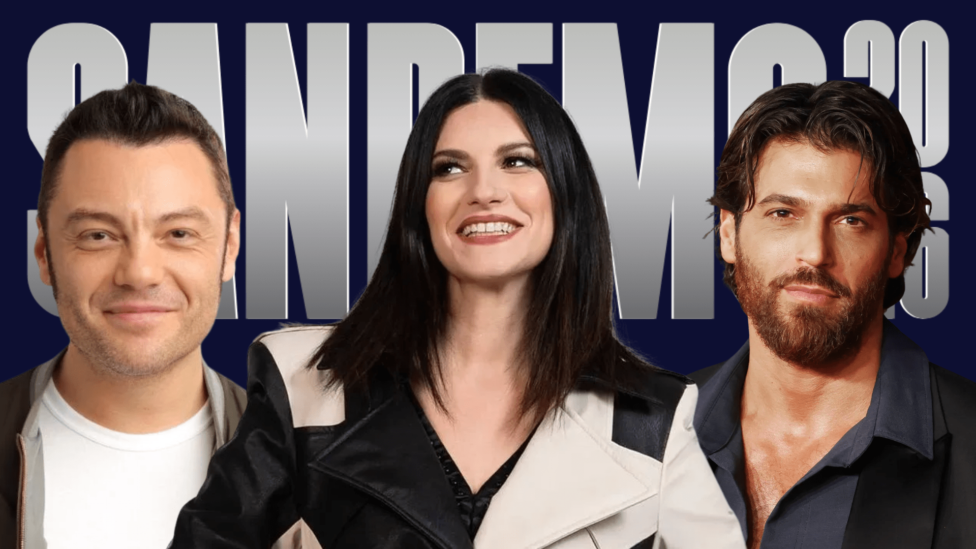 Laura Pausini, Tiziano Ferro y Can Yaman en la primera noche de Sanremo 2026