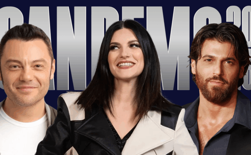 Laura Pausini, Tiziano Ferro y Can Yaman en la primera noche de Sanremo 2026