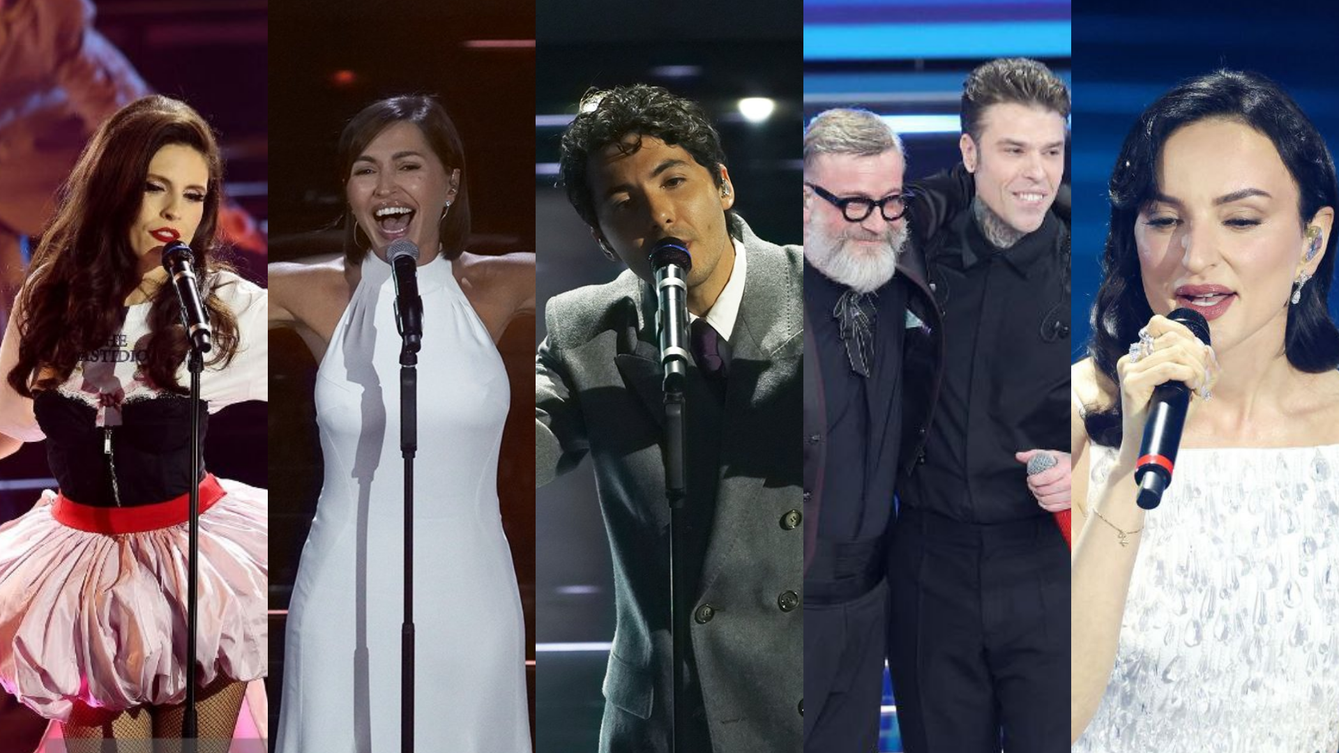 Ditonellapiaga, Serena Brancale, Fulminacci, Fedez & Masini y Arisa en Sanremo 2026