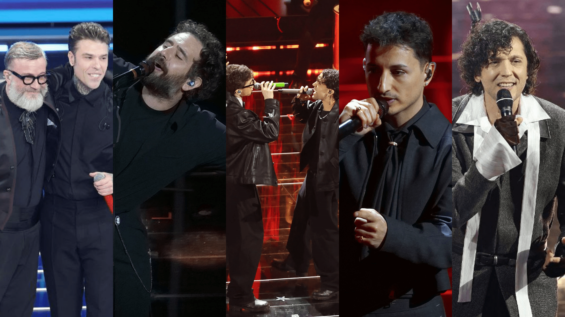 Fedez y Masini, Tommaso Paradiso, LDA y AKA 7even, Nayt y Ermal Meta en Sanremo 2026