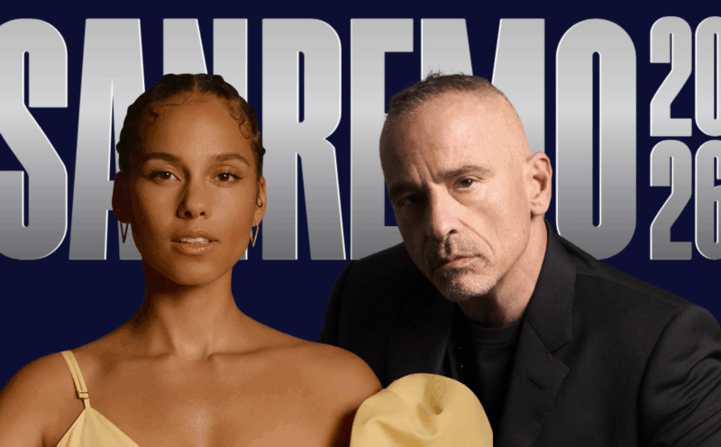 Alicia Keys y Eros Ramazzotti en Sanremo 2026