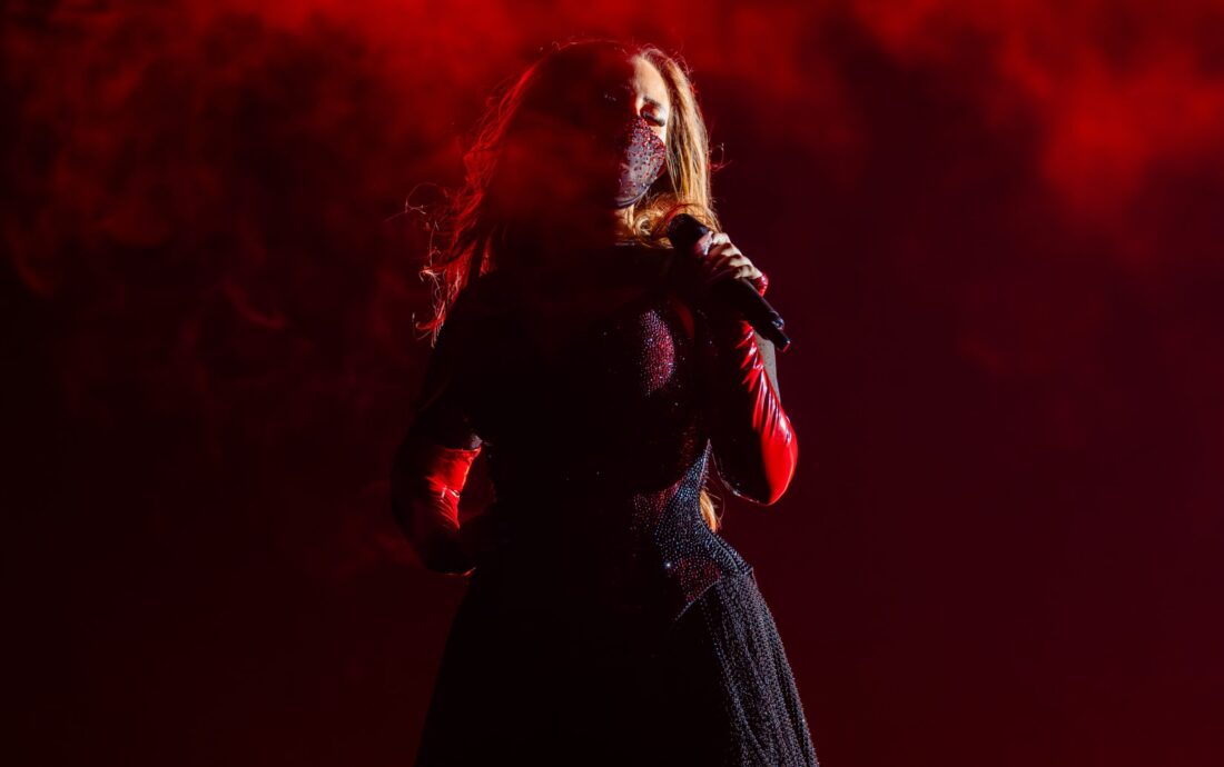 Rehearsal Images: FELICIA performing My System for Sweden during the First Rehearsal at Wiener Stadthalle, Vienna 2026