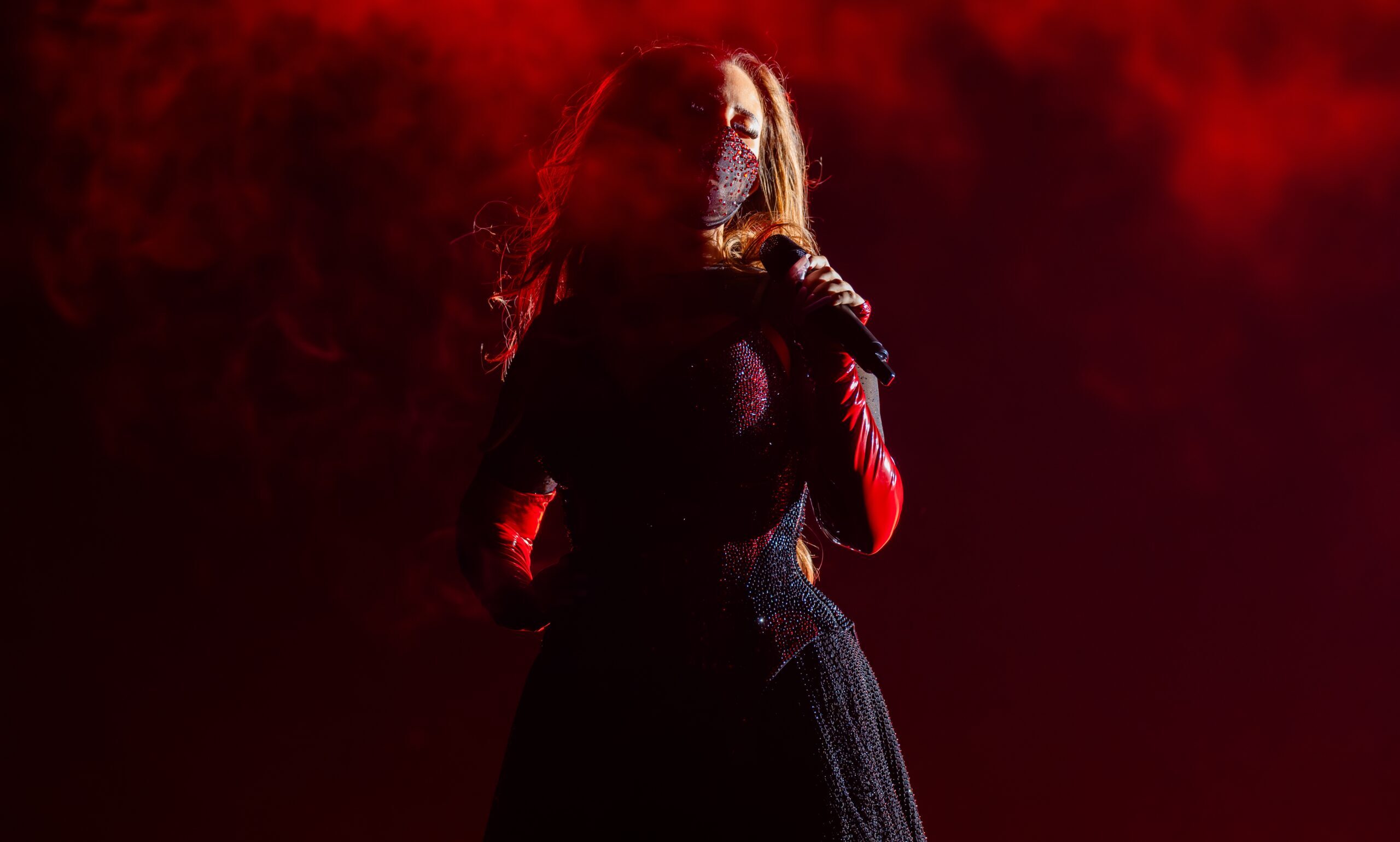 Rehearsal Images: FELICIA performing My System for Sweden during the First Rehearsal at Wiener Stadthalle, Vienna 2026