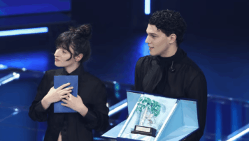 Nicolò Filippucci y Angelica Bove, ganador y segunda clasificada de las Nuove Proposte 2026