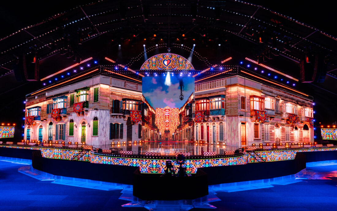 The Junior Eurovision Song Contest 2026 stage at the MFCC in Ta Qali, Malta