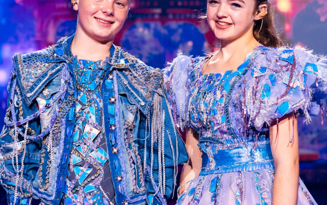 Caleb Kirwan & Naomi Gribben rehearsing Níos Láidre for Ireland at the MFCC in Ta Qali, Malta